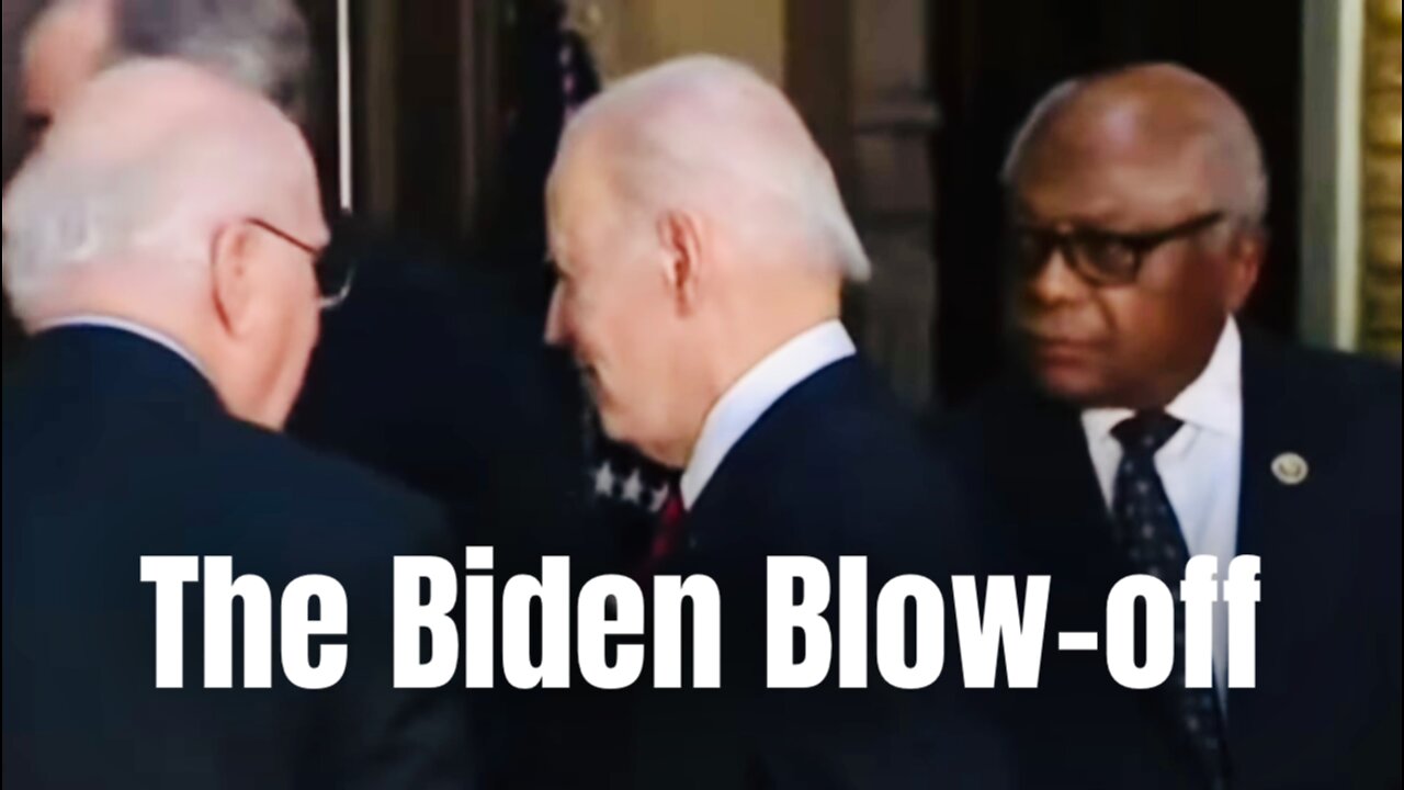 Joe Pretends to NOT HEAR Media Questions about his Weaknesses