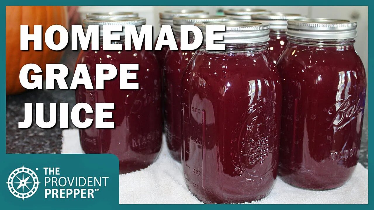 Food Storage: Easy Homemade Grape Juice Using a Steam Juicer