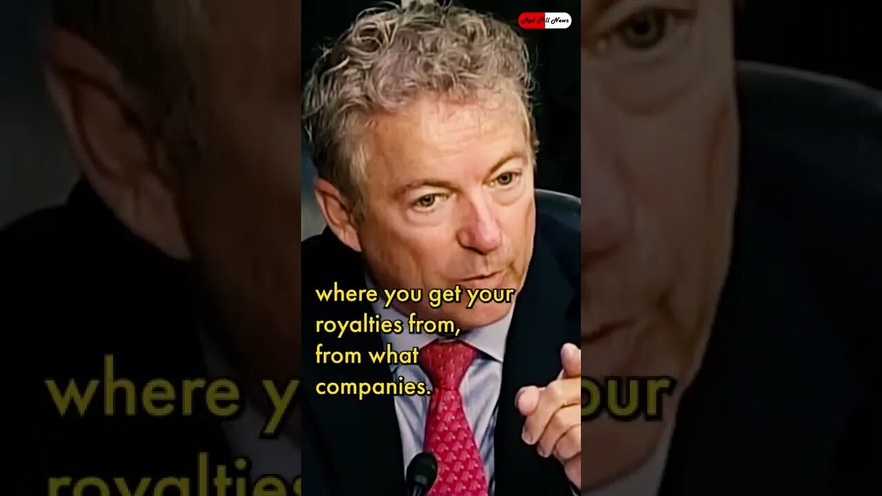 Rand Paul THREATENS to Investigate Royalties to Fauci 💯🔥 #Shorts