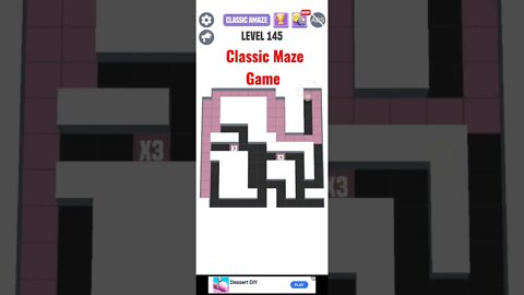 Classic Maze Game Level 145. #shorts