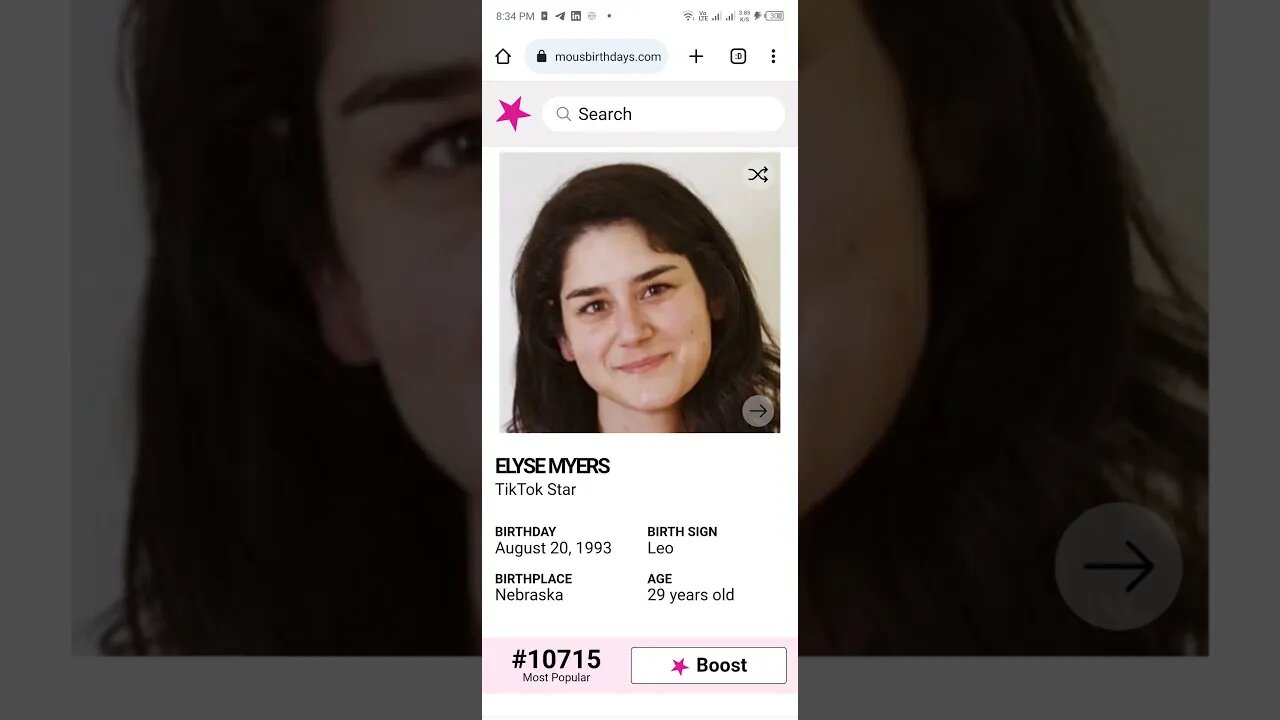 HAPPY 29 BIRTHDAY ELYSE MYERS