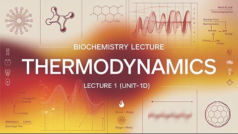 Thermodynamics Lecture 1 (UNIT-1D)