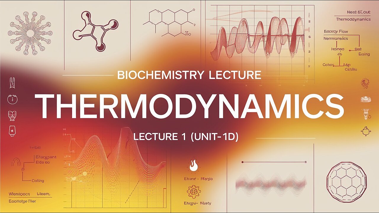 Thermodynamics Lecture 1 (UNIT-1D)