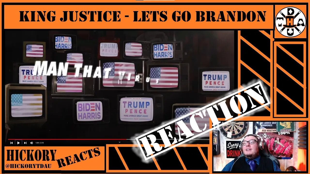 King Justice - Let’s Go Brandon Lyric Video Reaction | Liked This One Too!