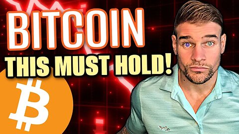 🚨🚨BITCOIN ON THE BRINK🚨🚨 (THIS MUST HOLD)