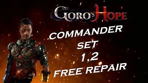 War Commander - Operation: Goro's Hope - Commander Set (Free Repair)