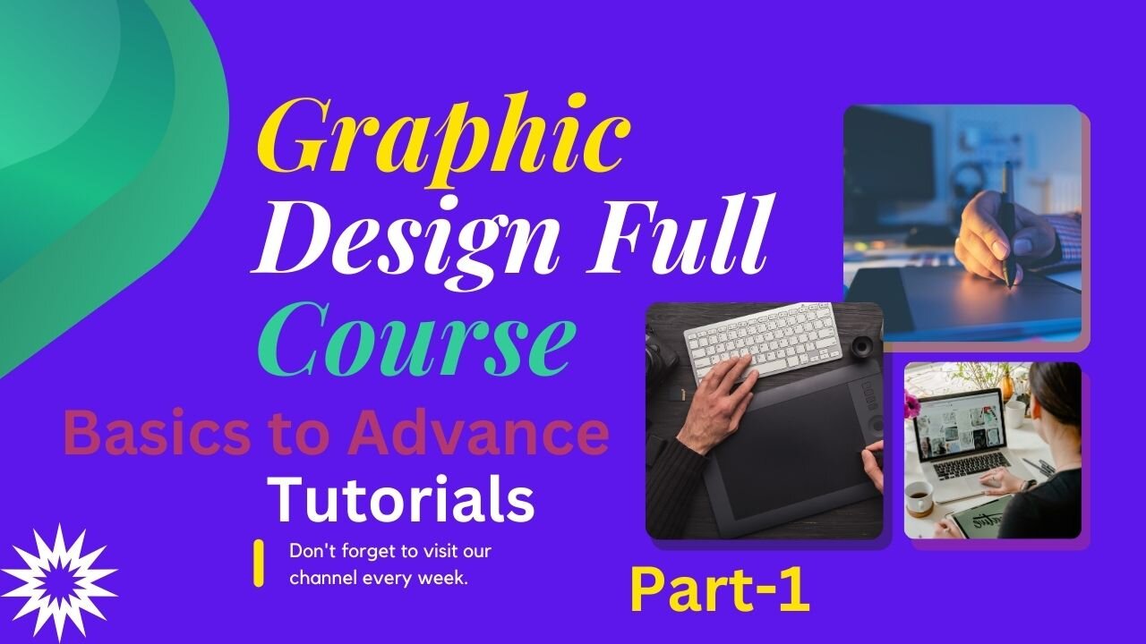 Graphics Design Full Course গ্রাফিক্স ডিজাইন ফুল কোর্স। ক্লাস-১.