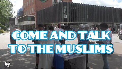 Come and talk about your faith with the dawah stall in coventry.