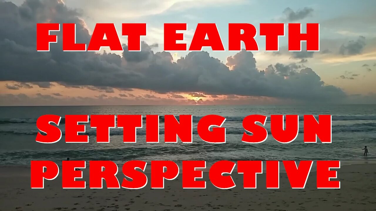 Flat Earth Proof - Clouds Lit From Above at Sunset