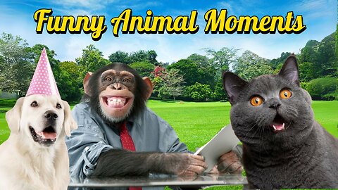 Funny Animal Moments ( BEST Compilations )