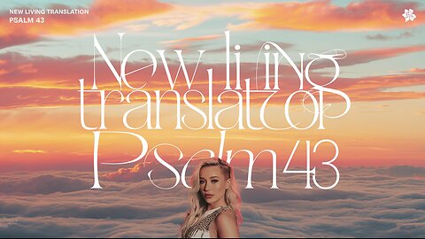 Psalm 43 (NLT) ✝️ Contemporary Praise & Worship - Female Vocals