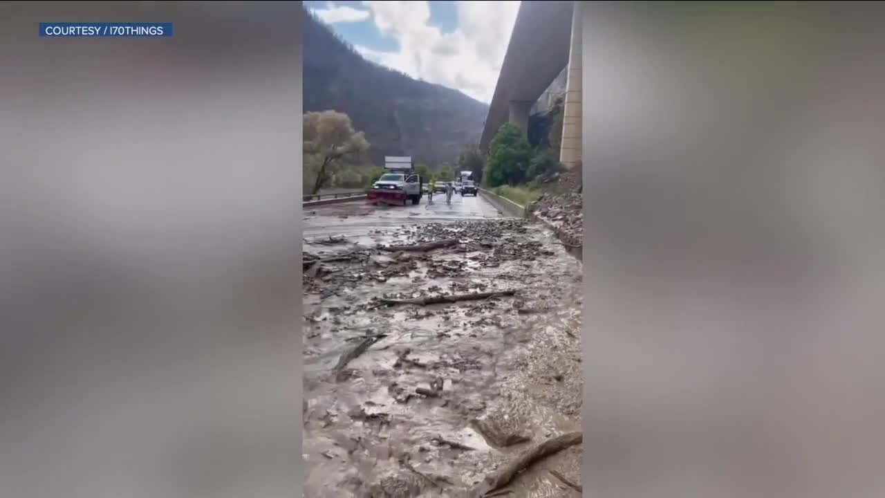 I-70 through Glenwood Canyon back open after mudslide