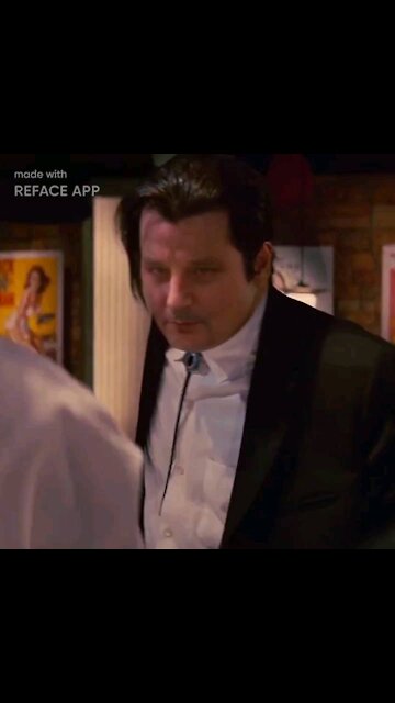 Ironmanduck as John Travolta in Pulp Fiction