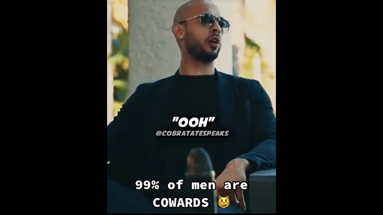 Andrew Tate "99% of MEN are COWARDS" #andrewtate