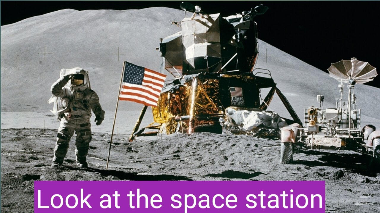 "Exploring the Cosmos: A Close-up Glimpse of the Space Station"