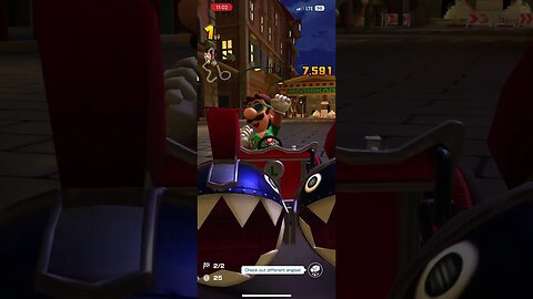 Mario Kart Tour - Chain Chomp Chariot Gameplay (Night Tour Spotlight Shop Reward Kart)