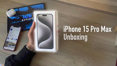 New!! iPhone 15 Pro Max Unboxing | BEST DEVICE for GAMING?!