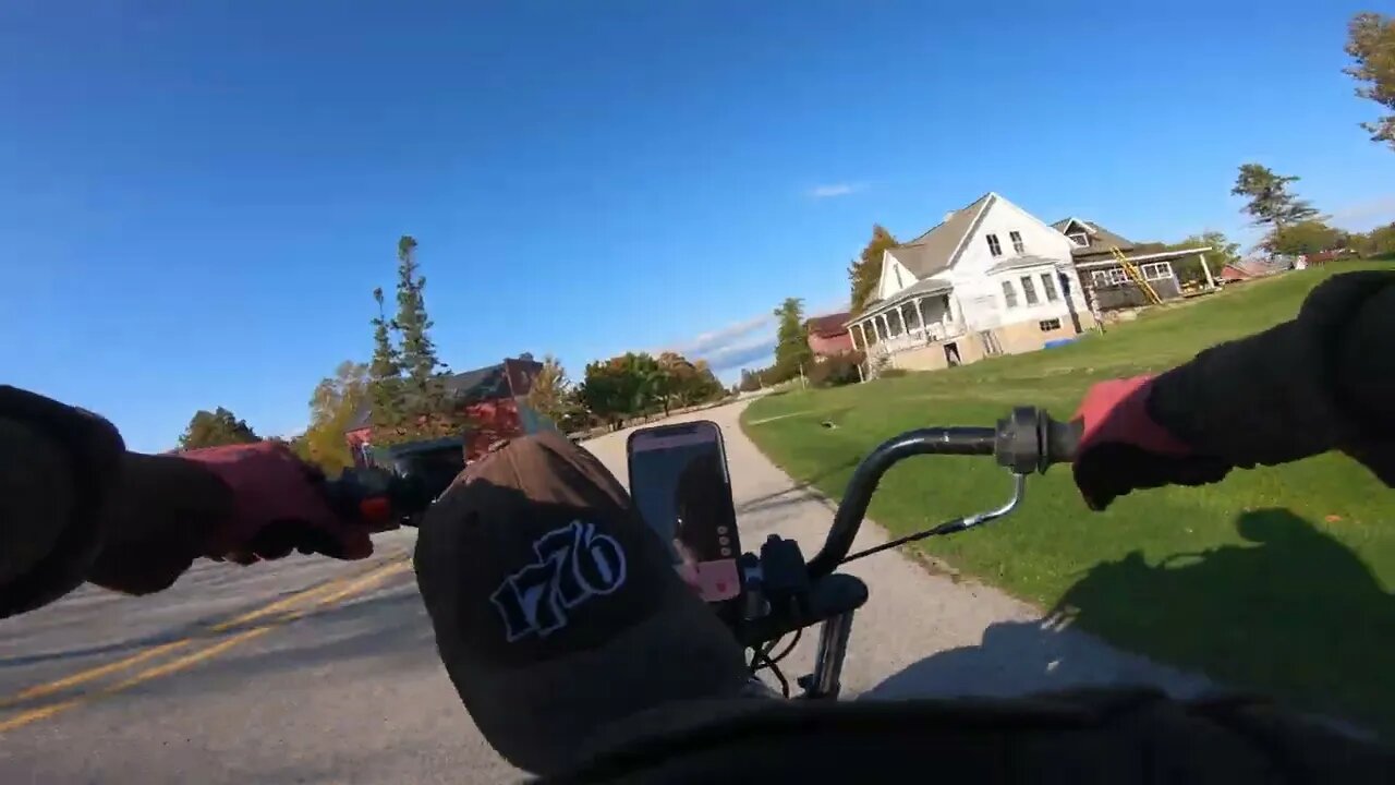 Stonington Minibike Cruise ( Trailmaster Hurricane 200X )