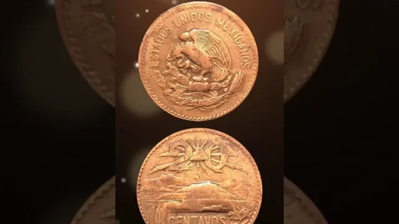 Mexico 20 Centavos 1945. #shorts #viral #coinnotesz