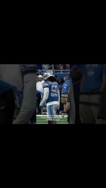 Teddy Bridgewater wears Lions jersey number 50 first look #shorts #nfl #teddybridgewater