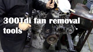 300Tdi fan removal tool. As requested