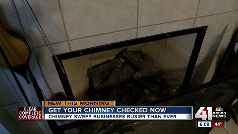 Fall is a busy time for chimney sweeps as colder weather approaches