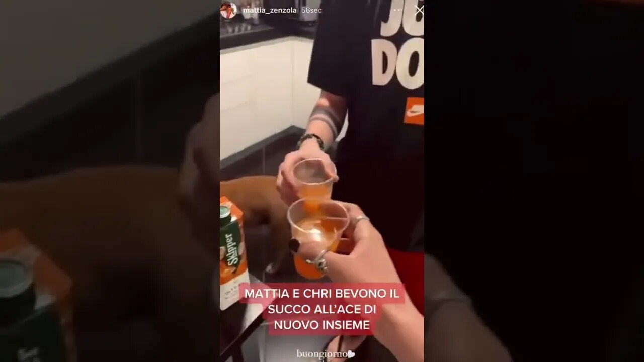 MATTIA E CHRI DI NUOVO INSIEME 😍