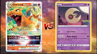 Pokemon TCG Online Expanded Charizard VSTAR VS Solrock Lunatone Mewtwo VSTAR!!
