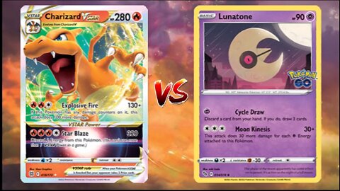 Pokemon TCG Online Expanded Charizard VSTAR VS Solrock Lunatone Mewtwo VSTAR!!