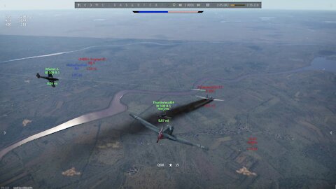 War Thunder - Immortal Wingmen survive mid-air collision while taking out enemy bomber / Immortal Wingmen überleben einen Zusammenstoß in der Luft, während sie einen feindlichen Bomber ausschalten