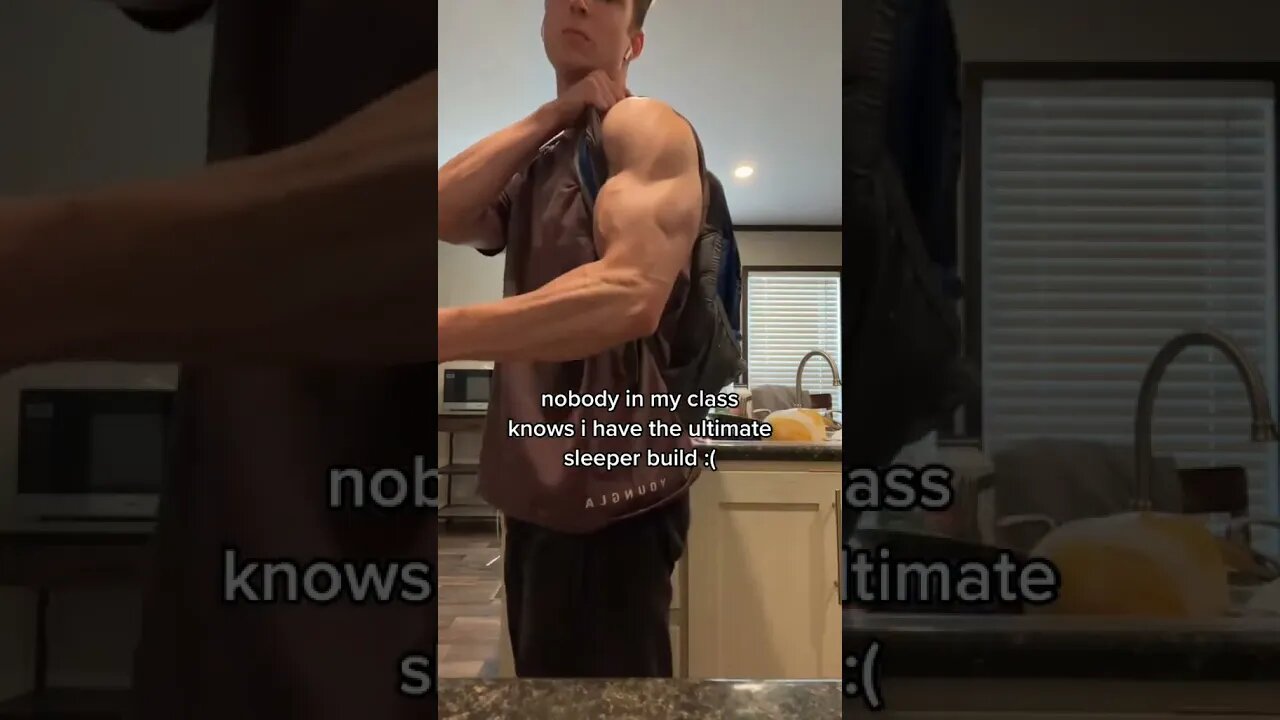 POV: you have a sleeper build 👊😴- Gym TikTok by: kasongrainger