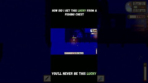 The best fishing chest I've ever received (Stardew Valley) #shorts