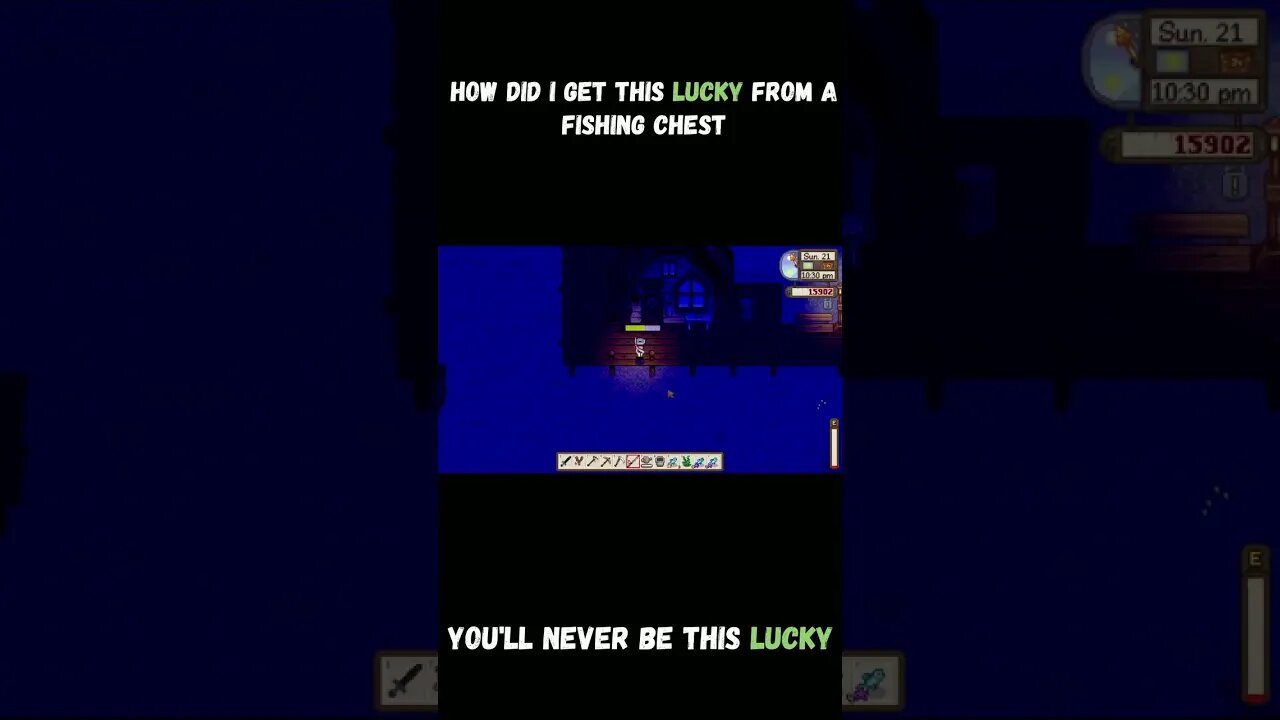 The best fishing chest I've ever received (Stardew Valley) #shorts