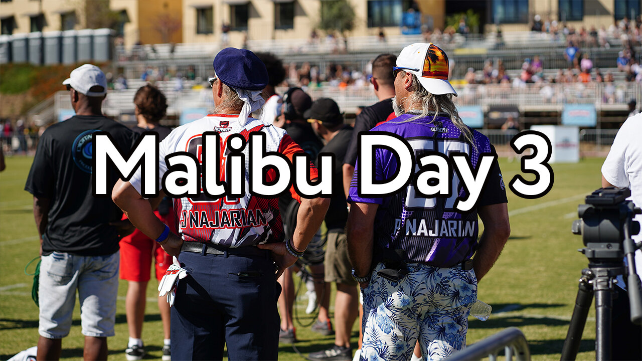 🌴Malibu Day 3: Celebrity Flag Football 🏈Game