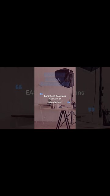 Unlock the Latest Tech Insights! Subscribe to EASZ Tech Solutions Newsletter