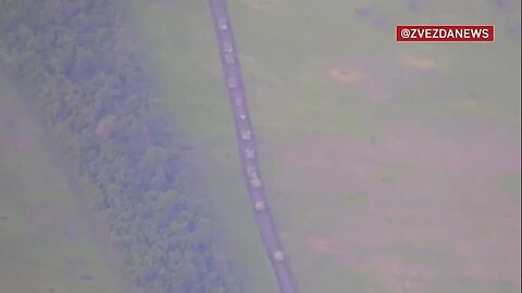 Ukrainian Column Full of Leopard 2A4 and Bradleys Destroyed Near Orokhov, Zaporozhye