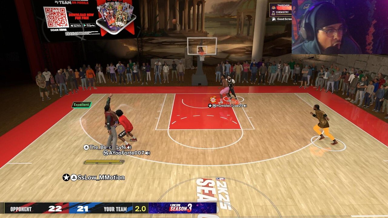 NBA2k25 (3v3 THE MOST CLUTCH CENTER IN THE GAME)!!!!