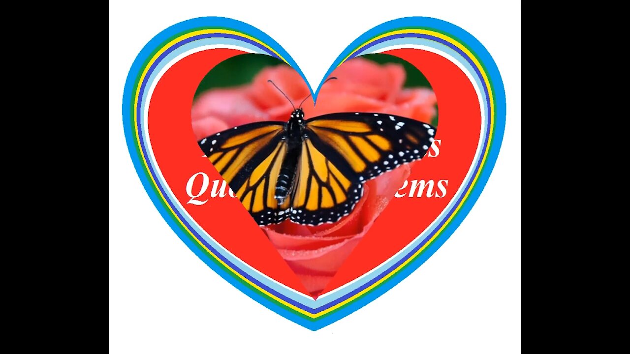 When I see a butterfly land on a rose, I remember your smile! [Quotes and Poems]