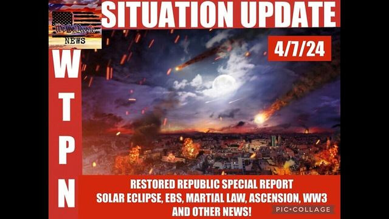 WTPN ~ Judy Byington ~ Situation Update ~ 04-07-24 ~ Trump Return ~ Restored Republic via a GCR