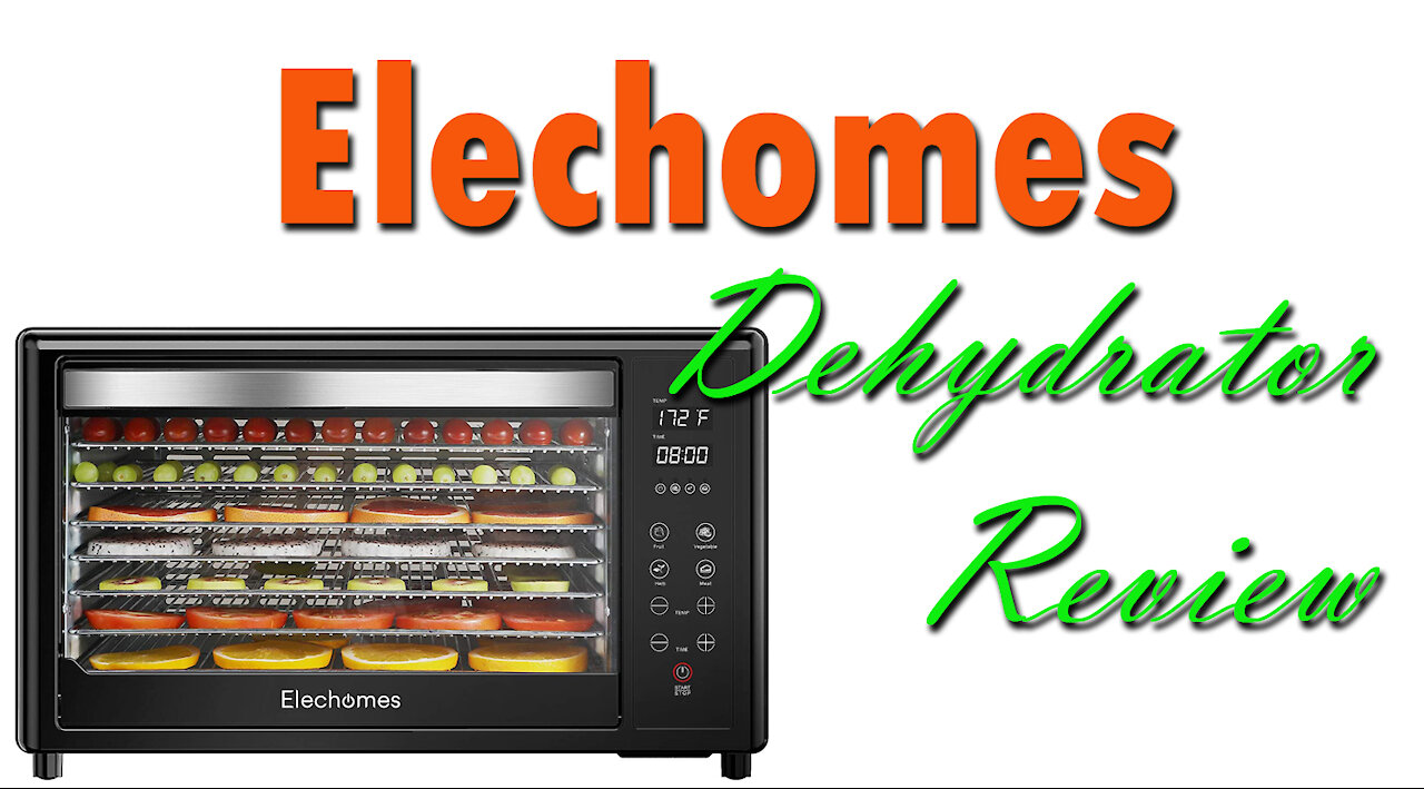 Elechomes 8 Tray Commercial Dehydrator Review ~ Tons of Space