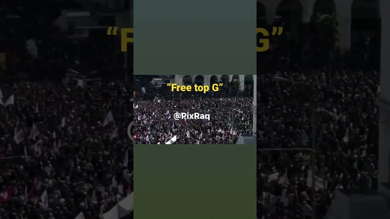 Andrew Tate FANS INSANE Protest #shorts