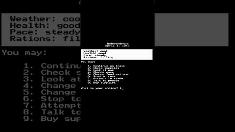 vc sabia da existencia desse jogo? diga nos comentarios #oregontrail #shorts
