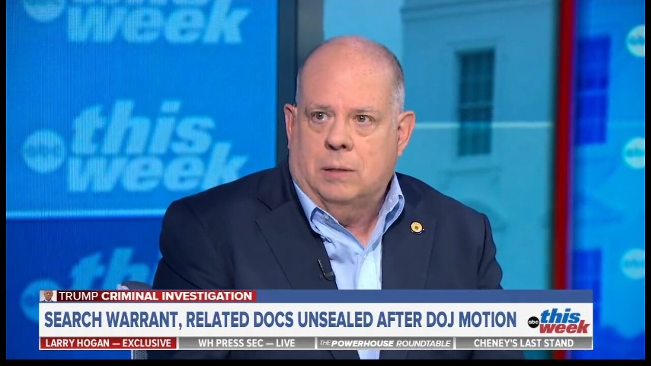 GOP Gov Hogan: FBI Raid Was A Step In The Right Direction