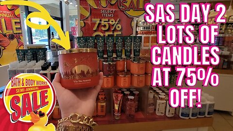 2ND DAY OF SAS! | BATH & BODYWORKS | STORE WALK THRU! #bathandbodyworks #candles