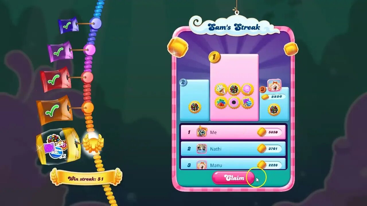 An hour of 2/3 of Candy Crush All Stars Semi Final to go. YIKES!!! See Suzy run! See Suzy fall!