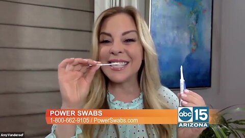 You can get a whiter, brighter smile FAST with Power Swabs!