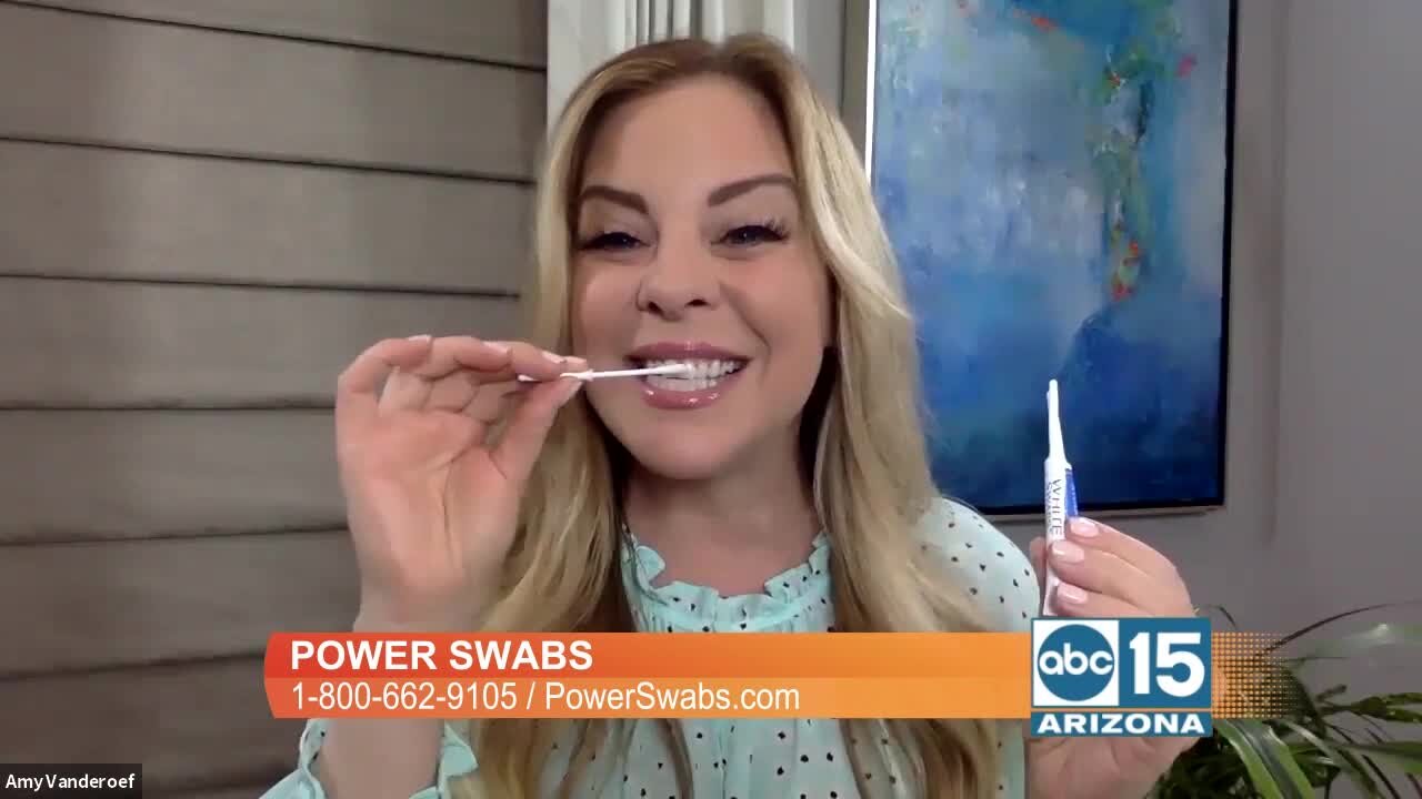 You can get a whiter, brighter smile FAST with Power Swabs!