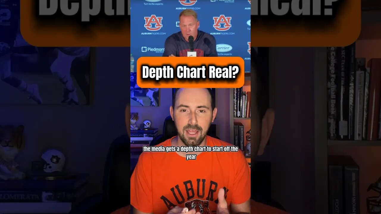 Does Auburn Football Have a Depth Chart? | #auburnfootball #auburn #collegefootball