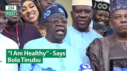 What Ever They Like They Can Speculate, I Am Healthy - Bola Tinubu Tell The Press