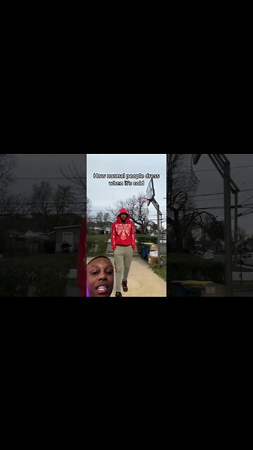 How Normal People Dress In The Cold #shorts